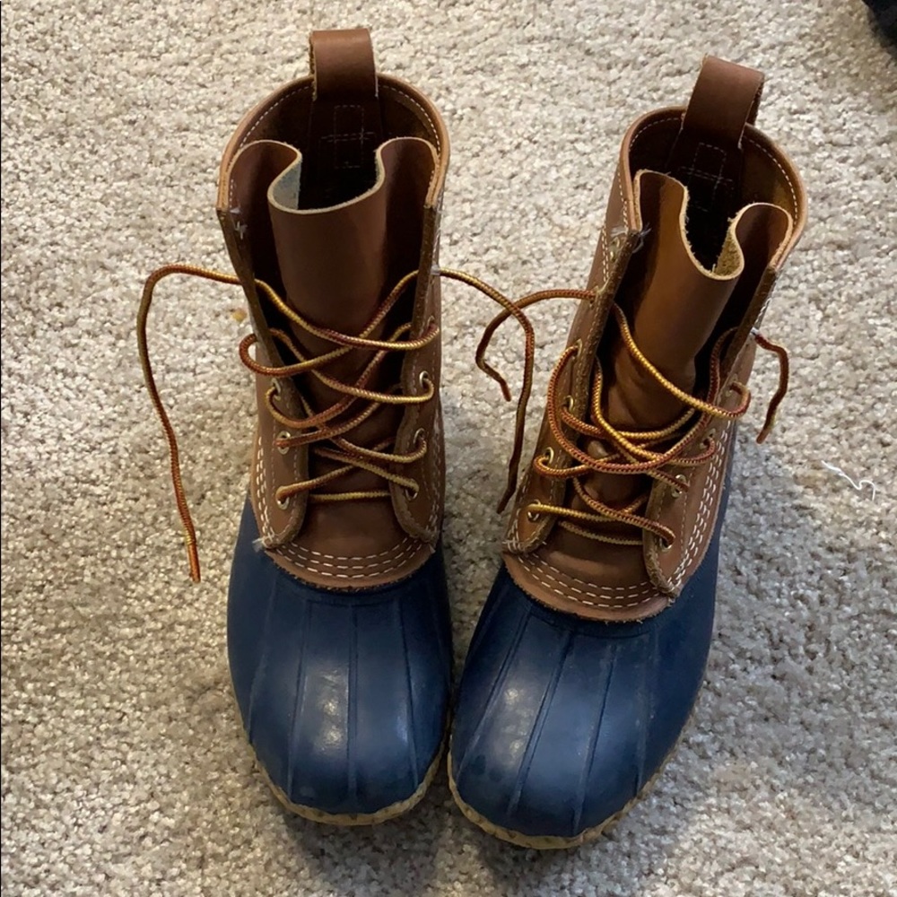Navy Bean Boots